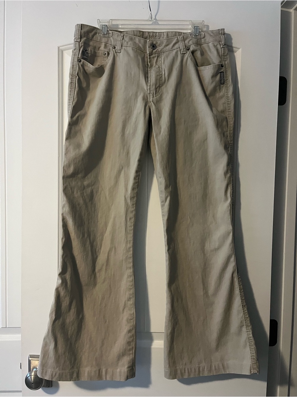 Silver Flare Leg Jeans